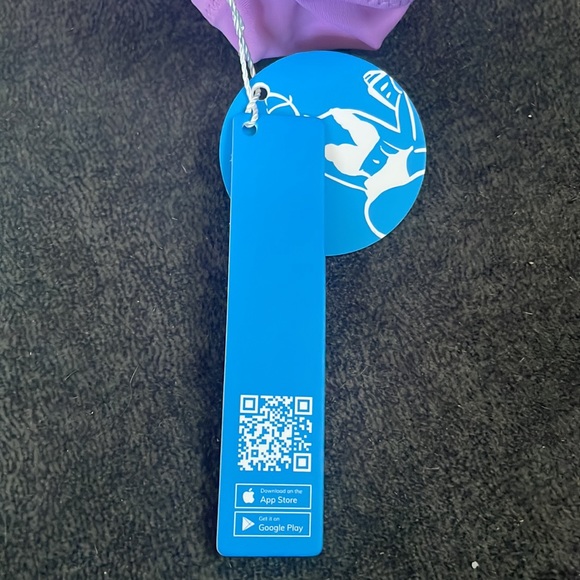 NWT never worn Alayna Purple O-Ring Cut Out One Piece Swimsuit Med - Picture 7 of 8